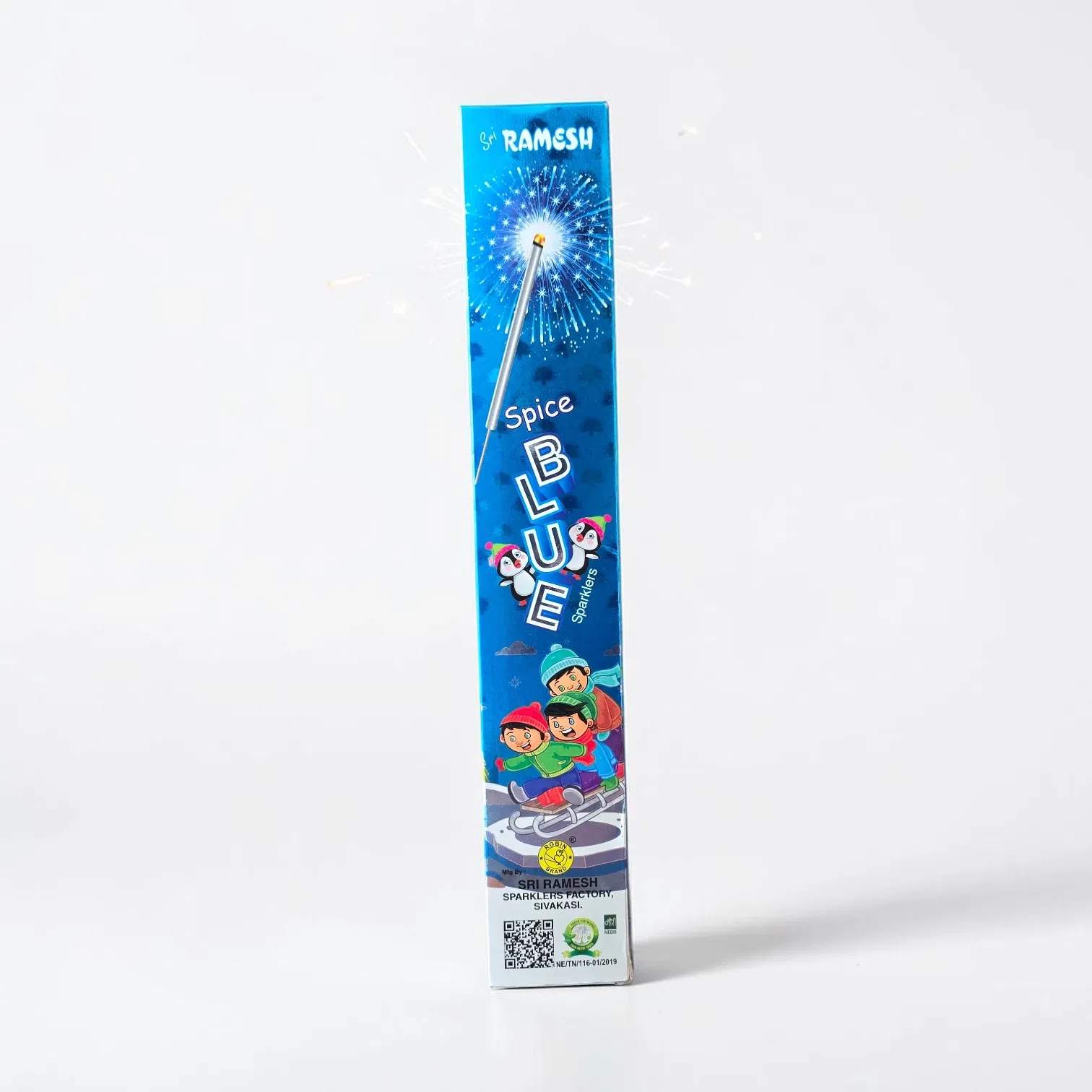 15 Cm Blue Sparklers Crackers
