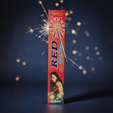 15 Cm Red Sparklers Crackers