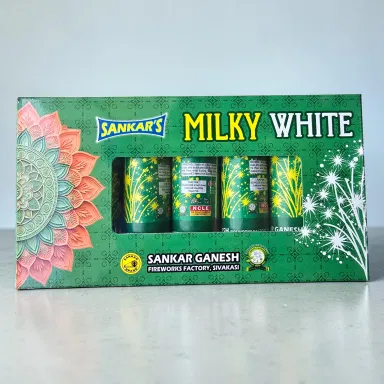 3" Milky White Fancy Fountain Crackers