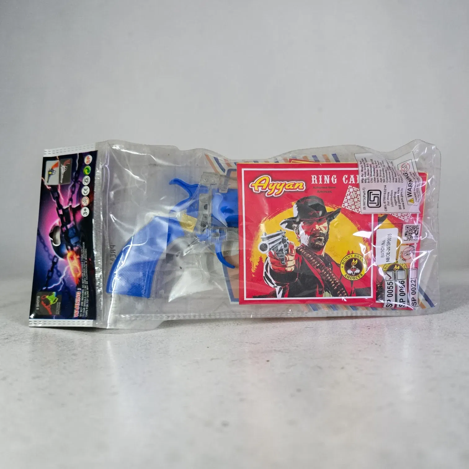 Toy Cap Gun & Ring Caps Combo Hand Lighters
