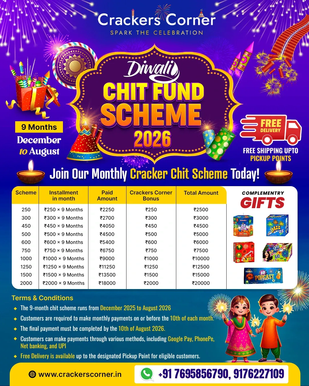 Diwali Crackers Chit Scheme 2026