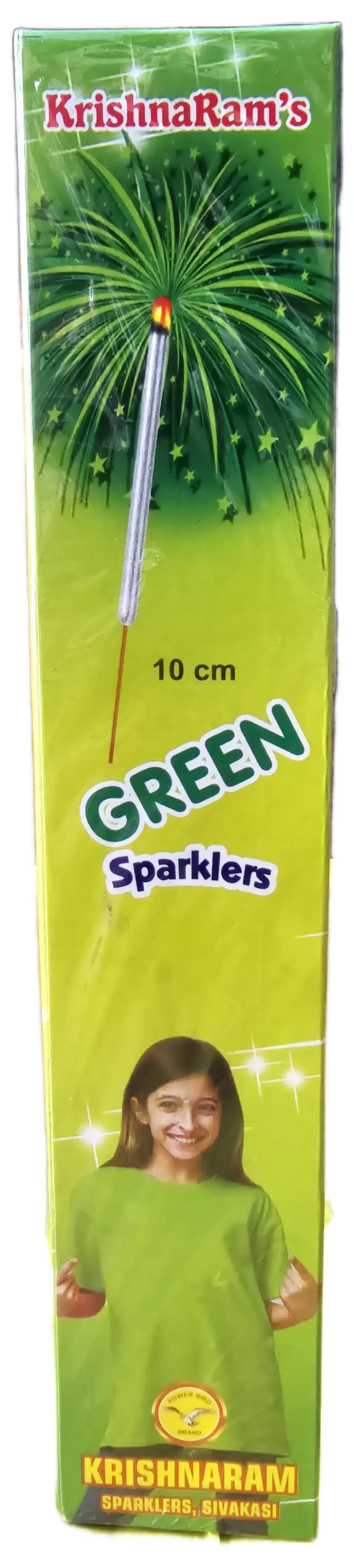 10 Cm Green Sparklers Crackers