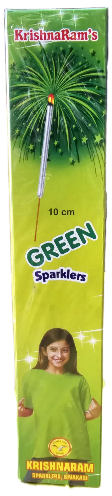 10 cm Green Sparklers Crackers