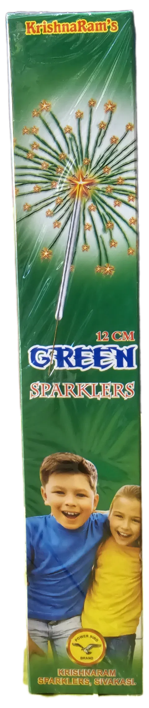 12 Cm Green Sparklers Crackers