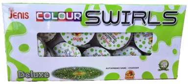 Green Swirls Jumping Chakkar