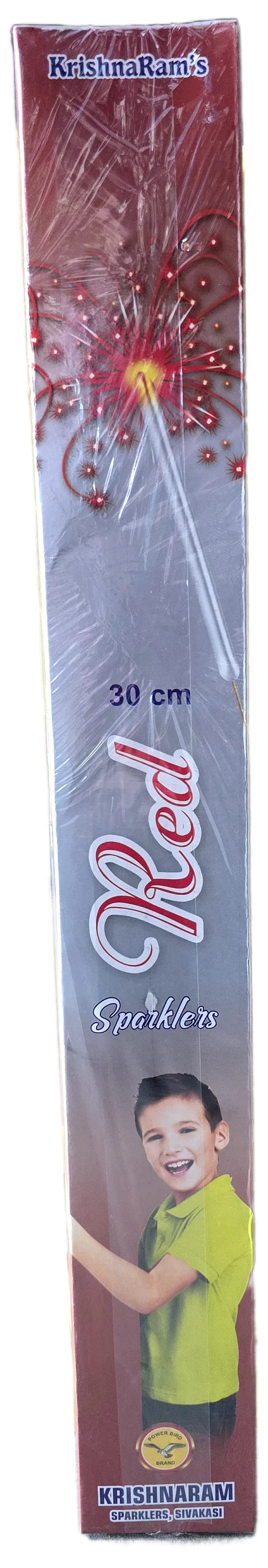 30 Cm Red Sparkle Crackers
