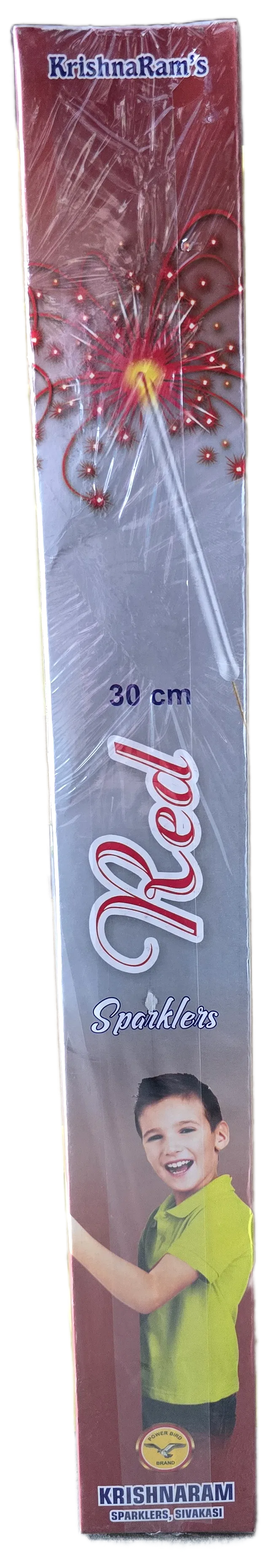 30 Cm Red Sparkle Crackers