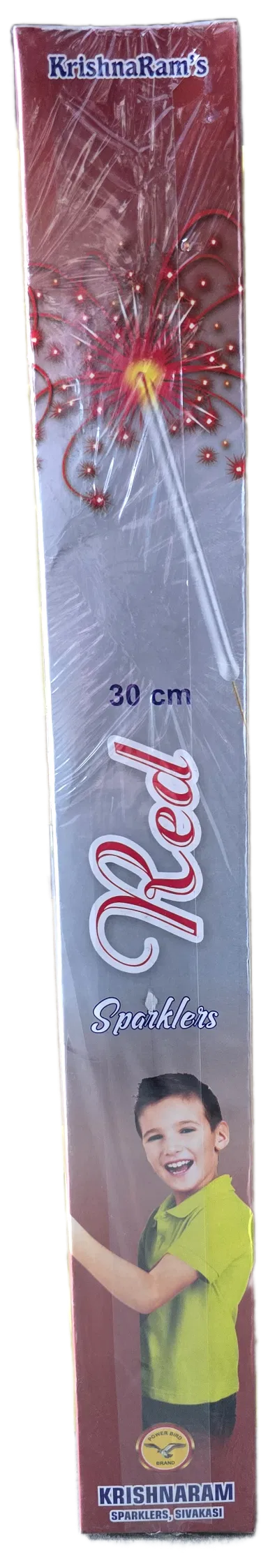 30 cm Red Sparklers - 5 Pcs Box | Dazzling & Safe Red Sparklers for Festivities