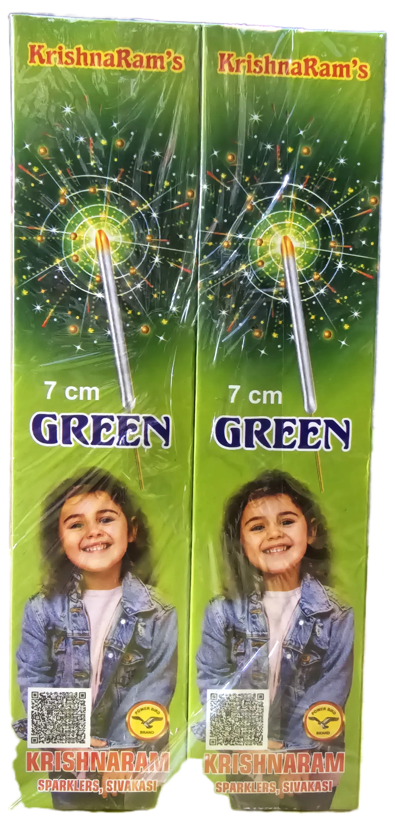 7 Cm Green Sparklers Crackers