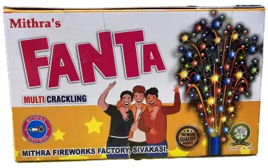 Multi-Color Fancy Fountain - 2.5 Inch Fanta Crackers