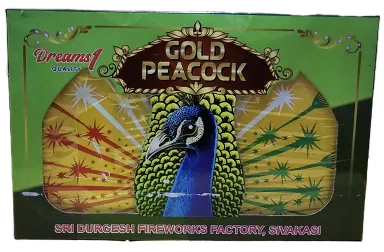 Golden Peacock Crackers