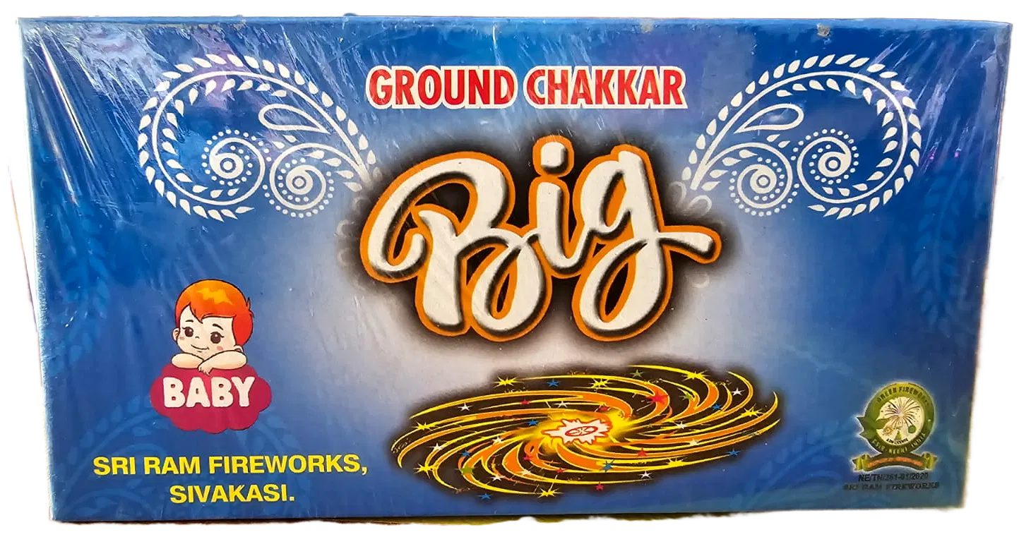 Ground Chakkar Big Crackers - 10 pcs