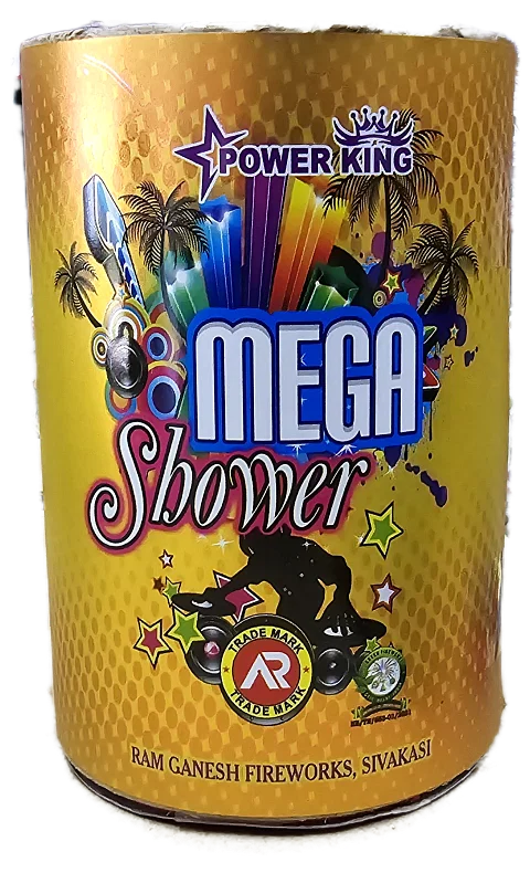 6'' Mega Shower Crackers