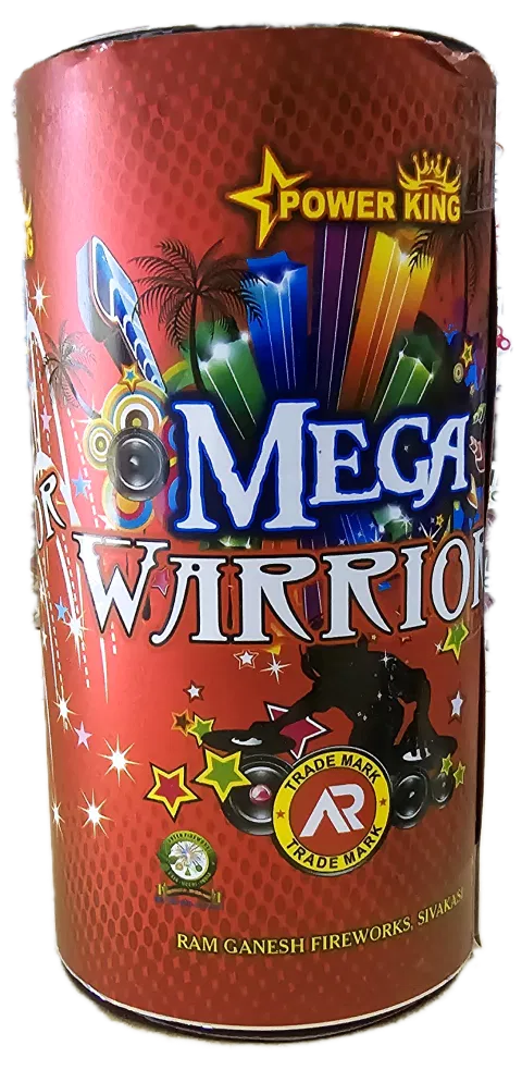 8” Mega Warrior Popcorn With Crackling Crackers