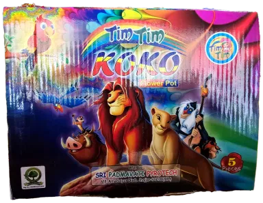 टिम टिम को को फ्लावर पॉट्स पटाखे